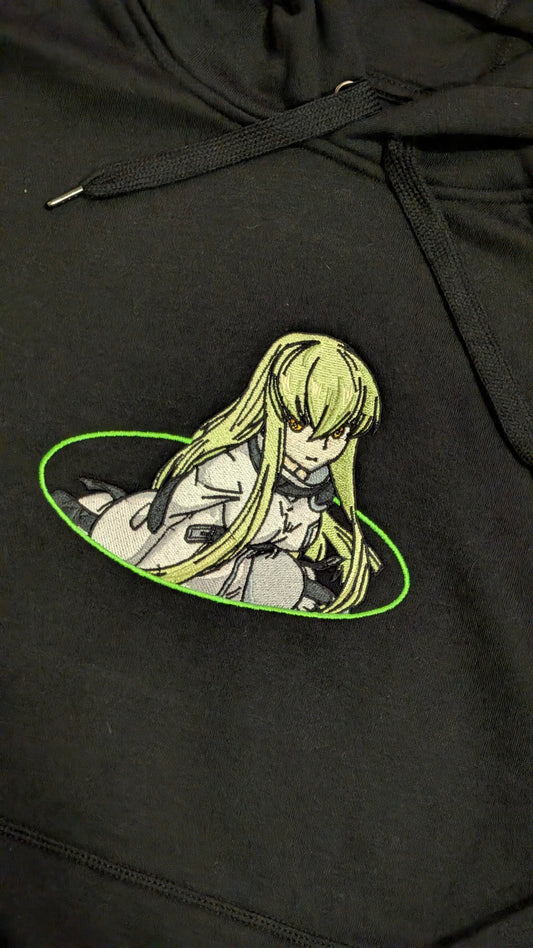 Green Haired Goddess Hoodie