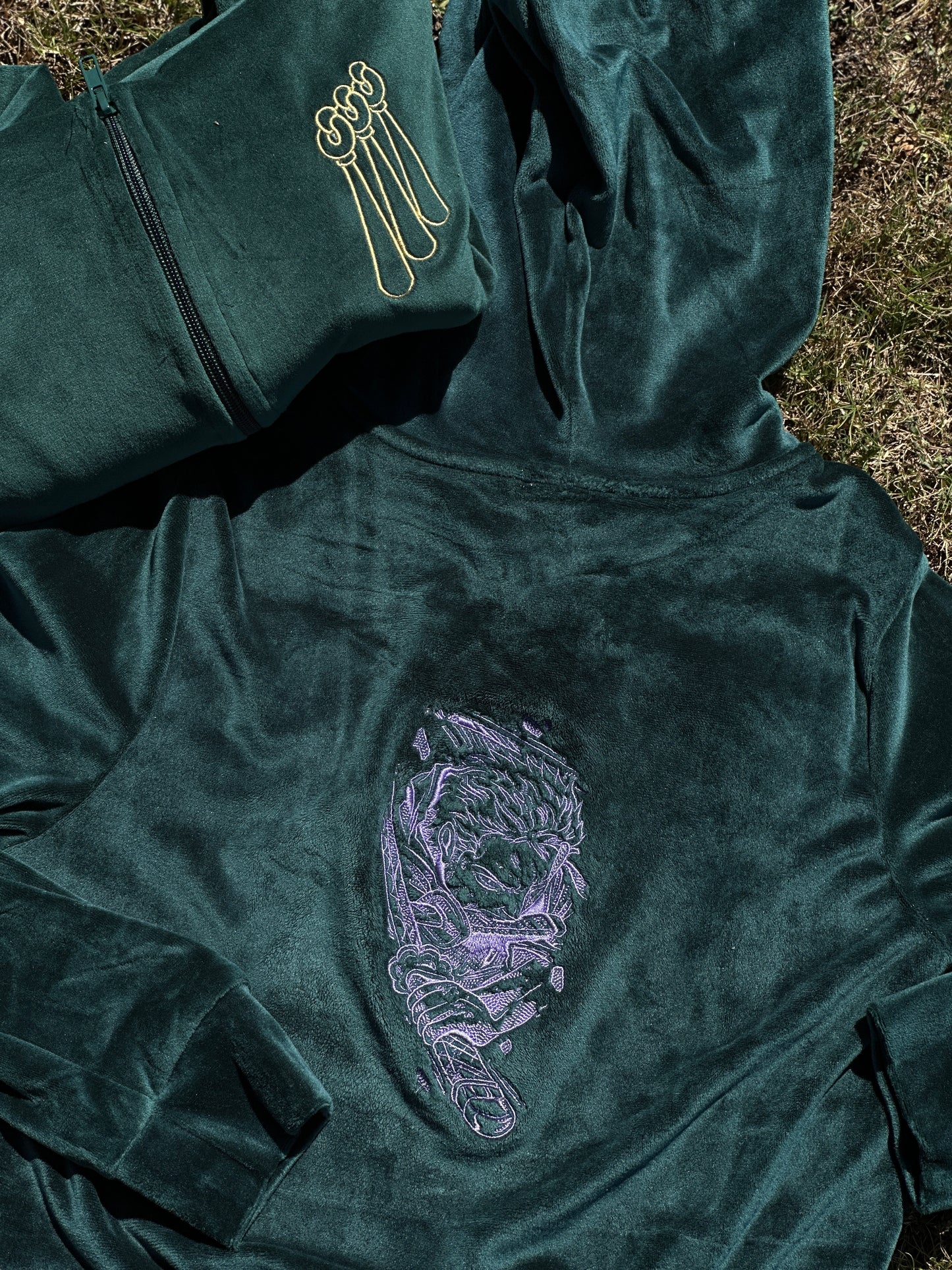 Anime Velour Hoodie