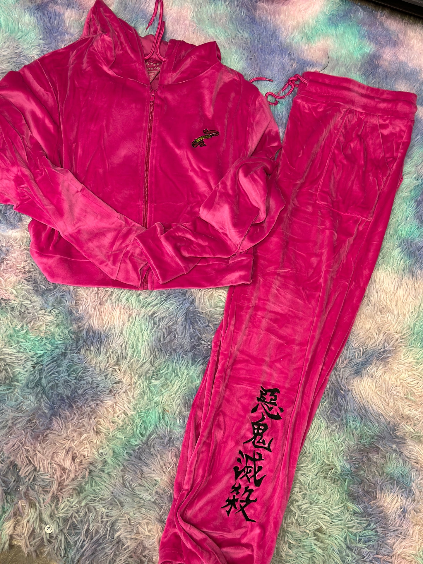 Custom Velour Set (1 OF 1) ‼️PLEASE READ DESCRIPTION BEFORE ORDERING‼️