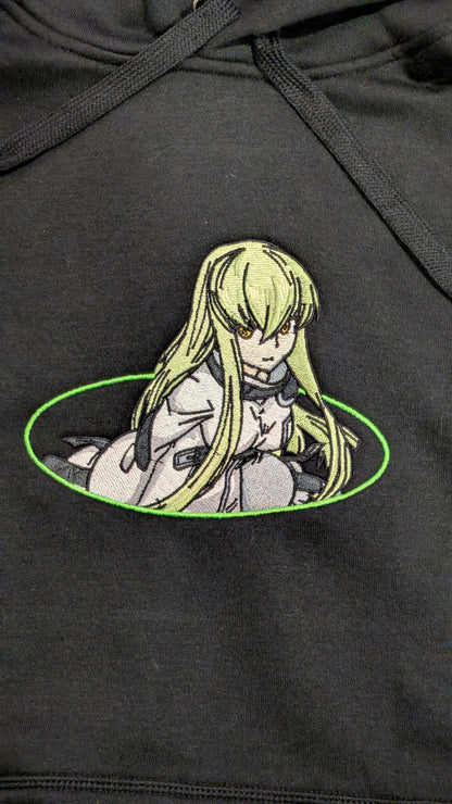 Green Haired Goddess Hoodie