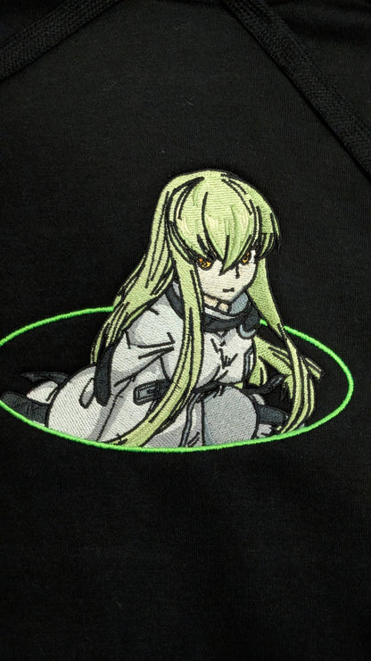 Green Haired Goddess Hoodie