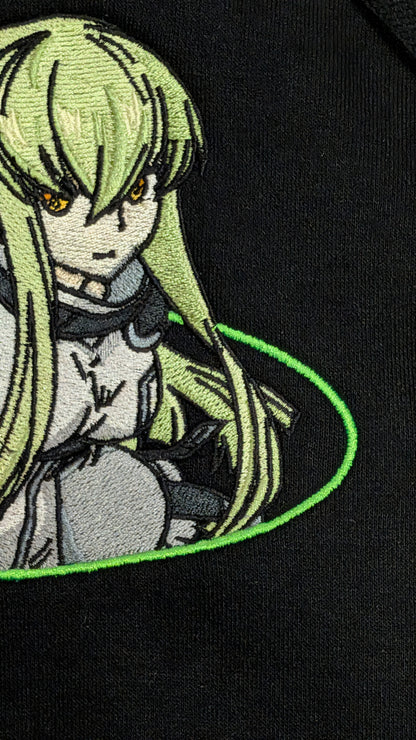 Green Haired Goddess Hoodie